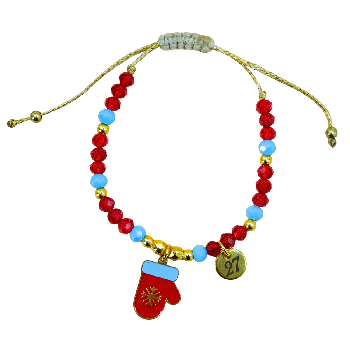 Holly jolly charm bracelet