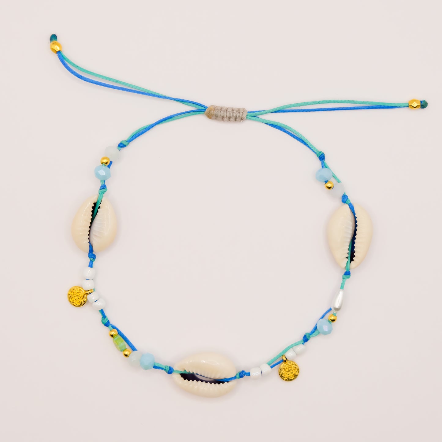 Beachy blue anklet
