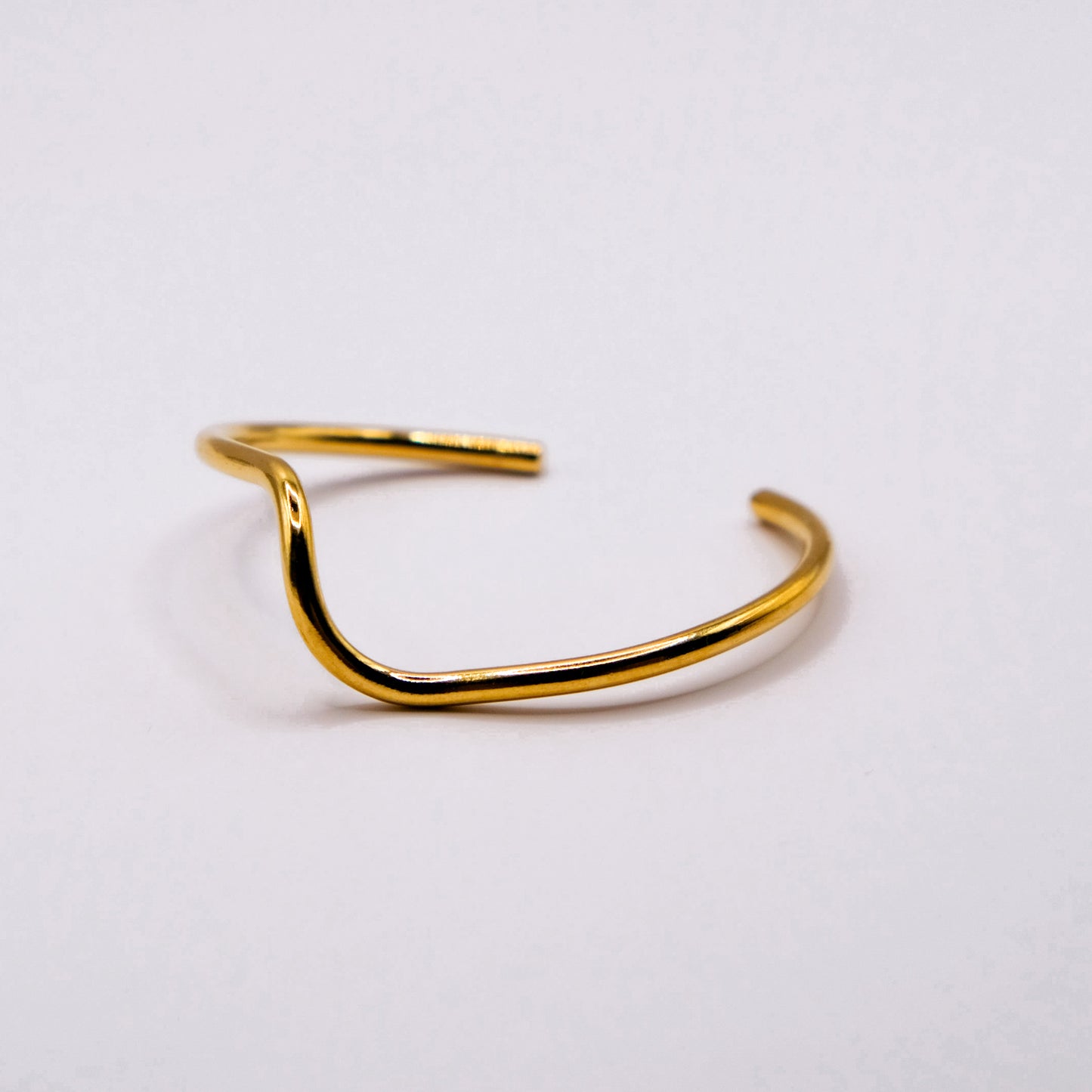 Gold cuff bracelet