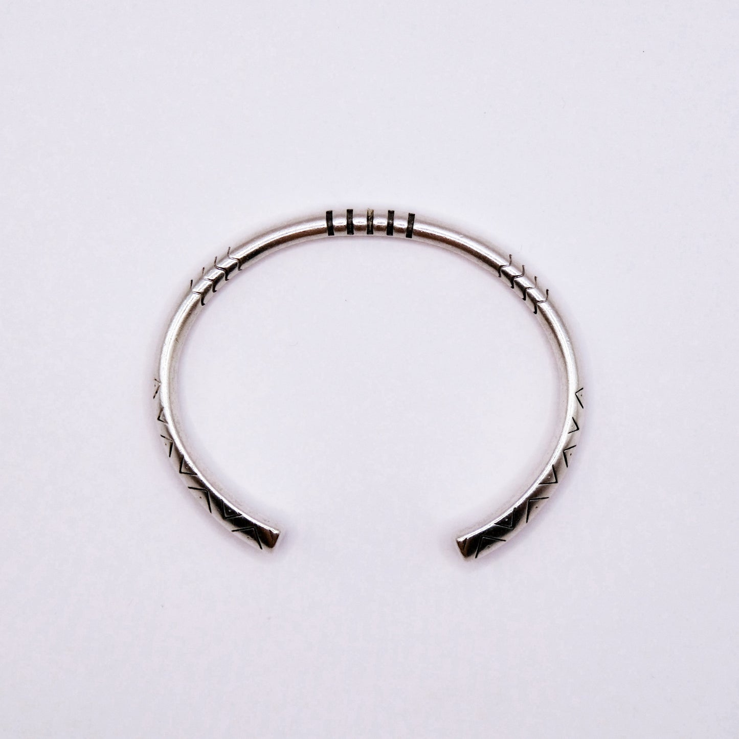 Silver cuff bracelet