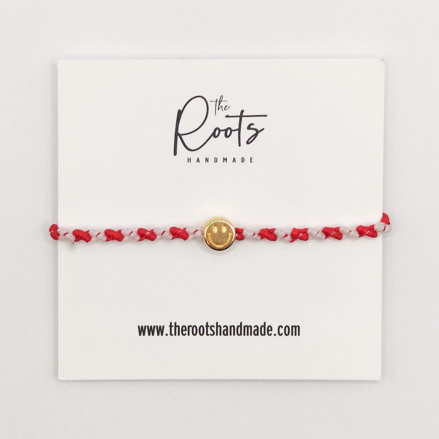 Smile macrame march bracelet