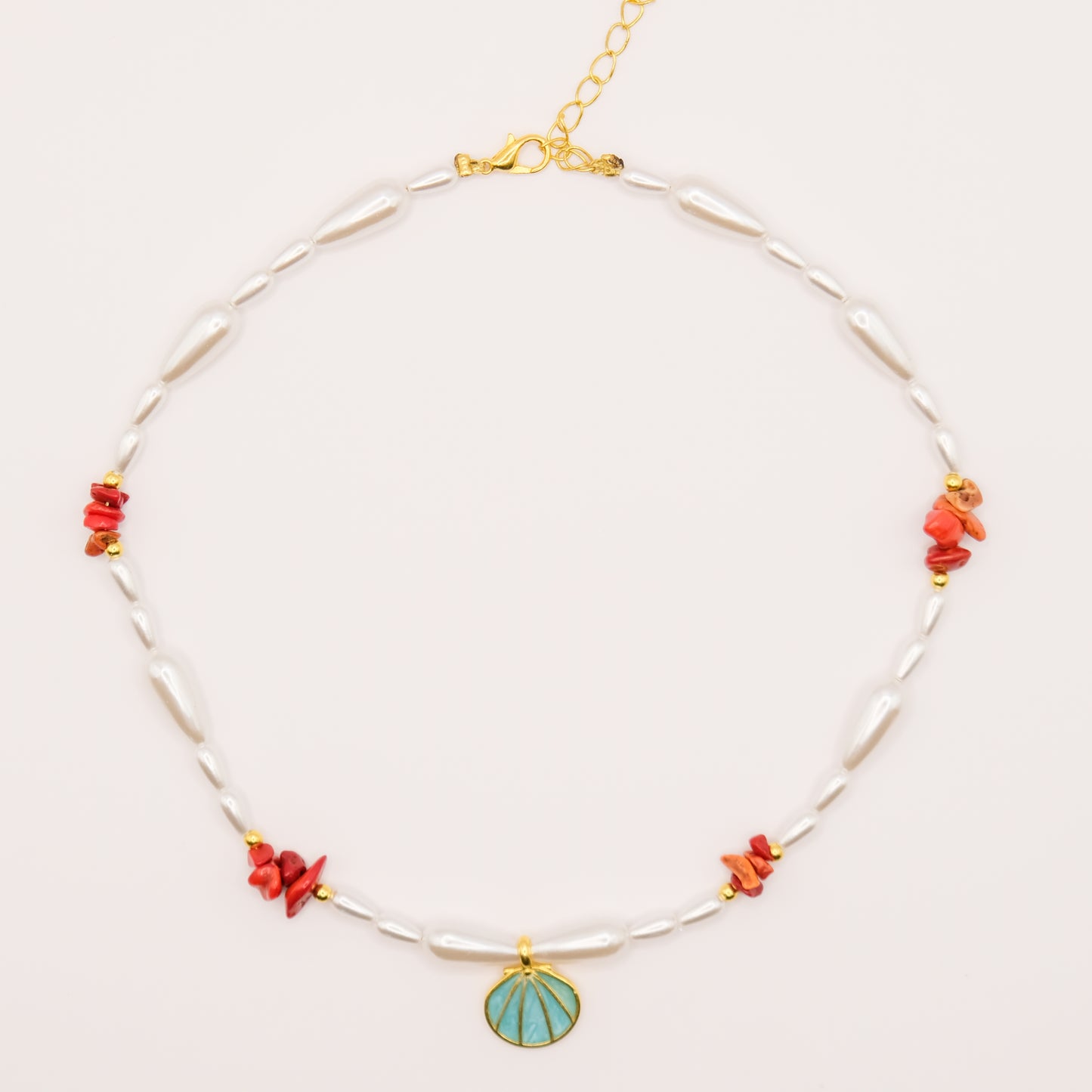 Coral turquoise necklace