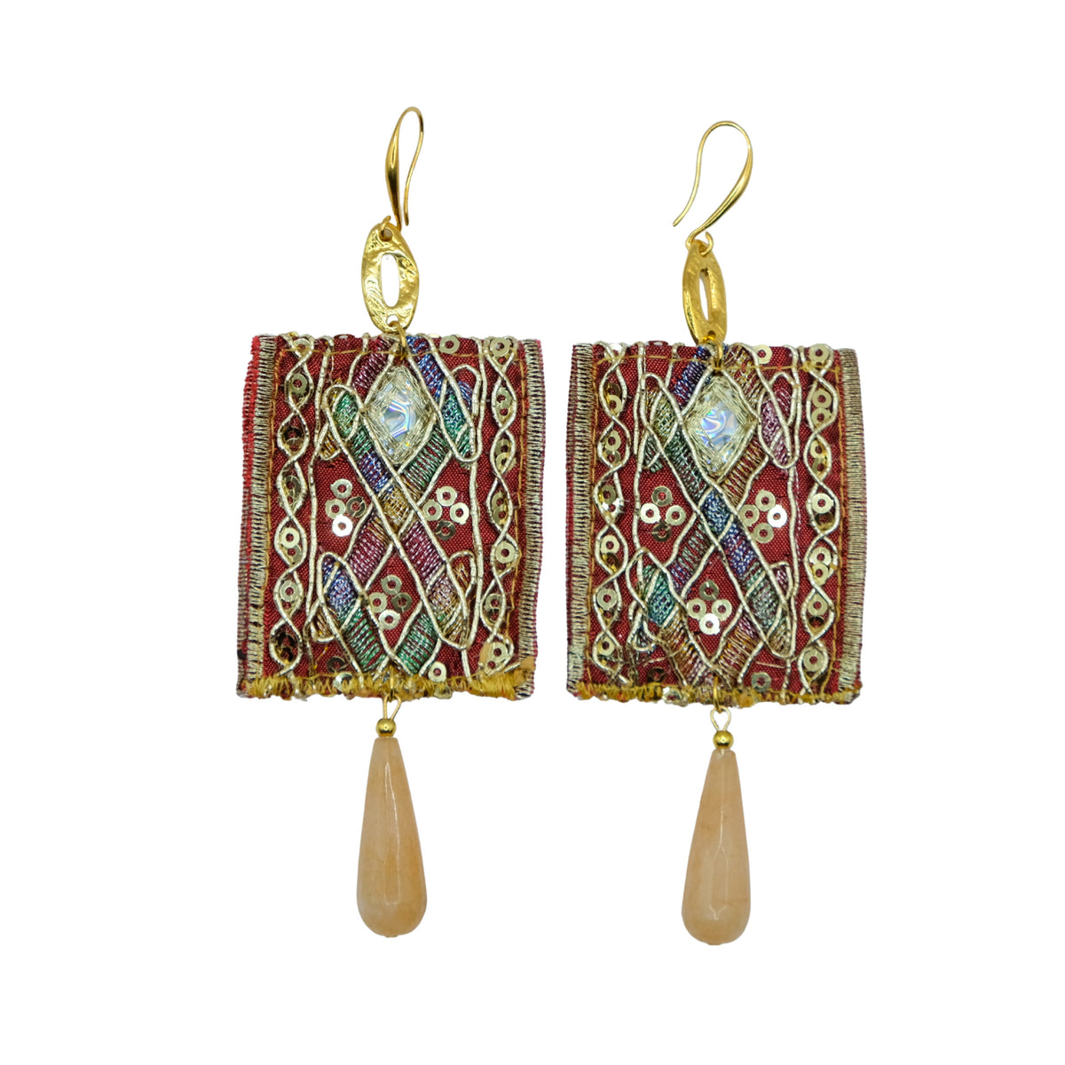 Rouge earrings