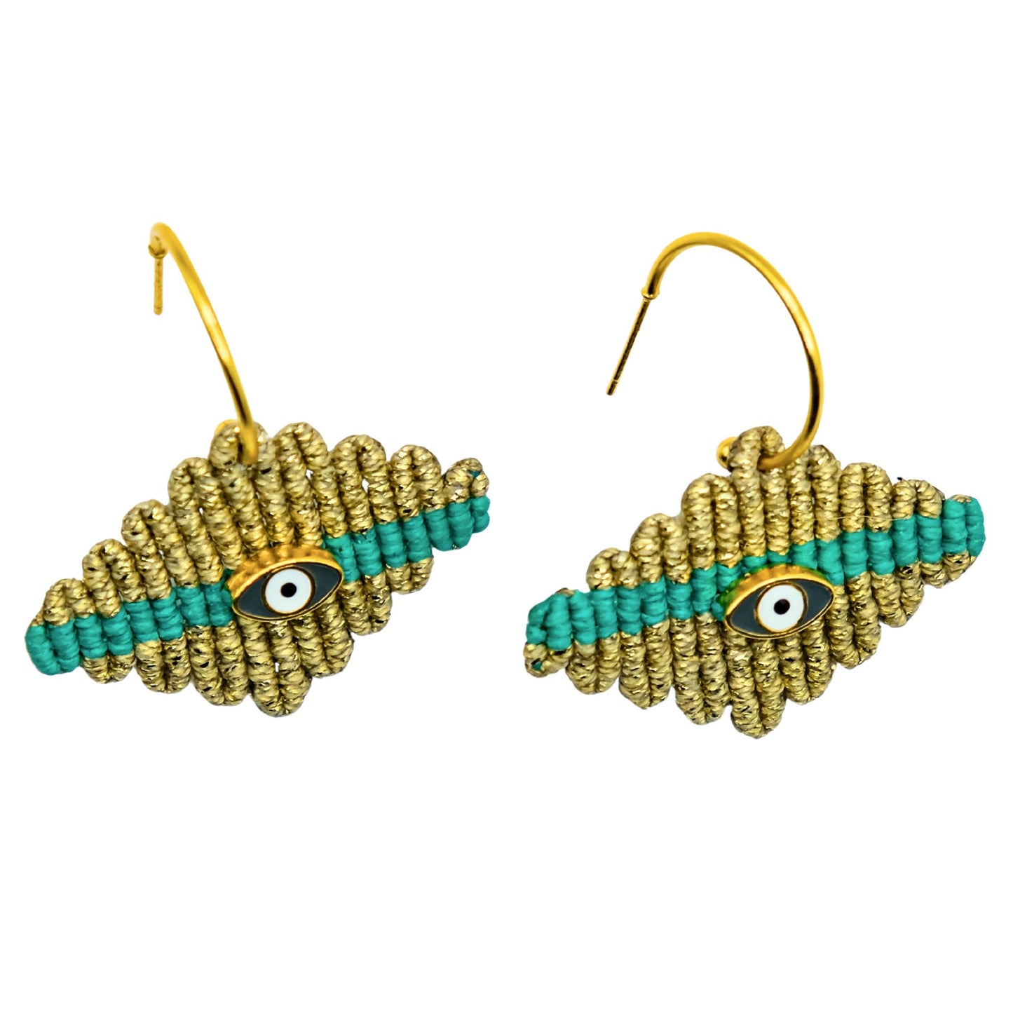 Rhombus talisman earrings