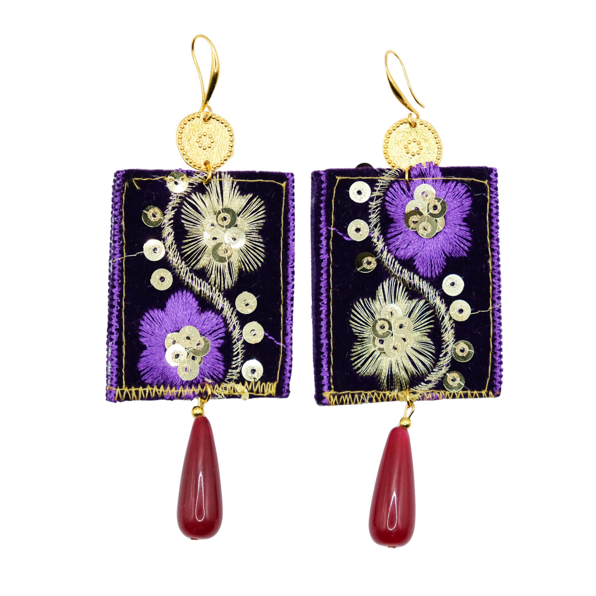 Desert Violet earrings