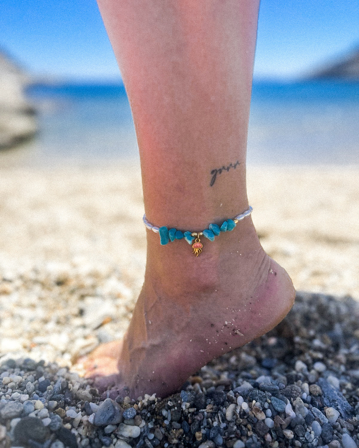 Pearl path anklet