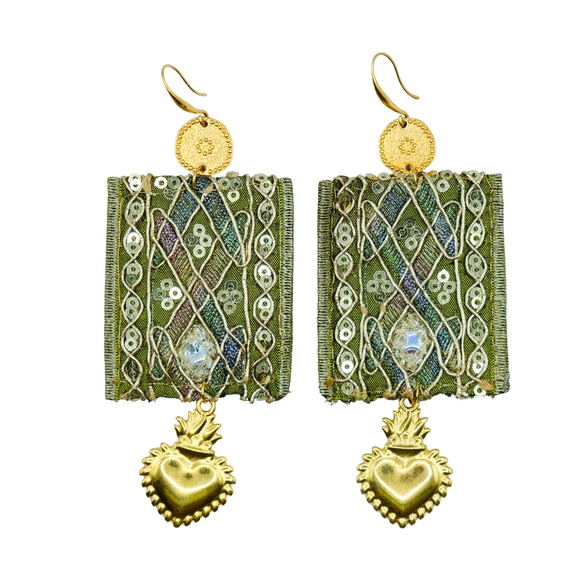 Olive Romance earrings