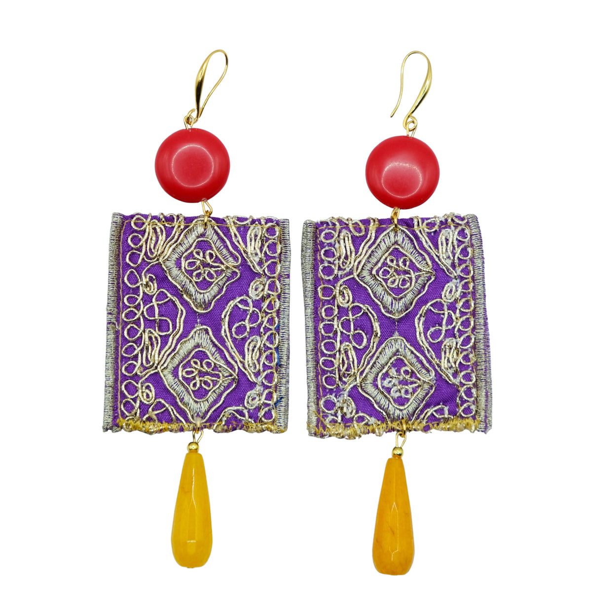 Violet Soul earrings