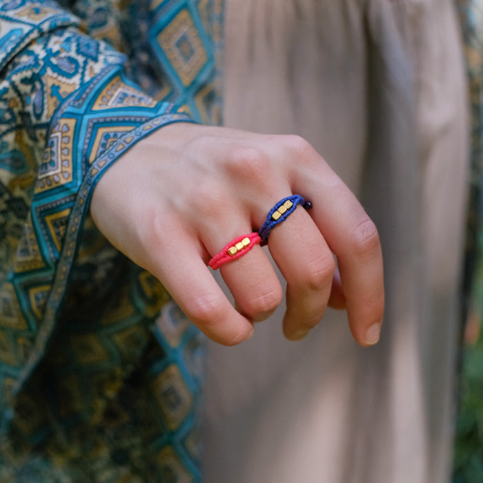 Gold balance rings