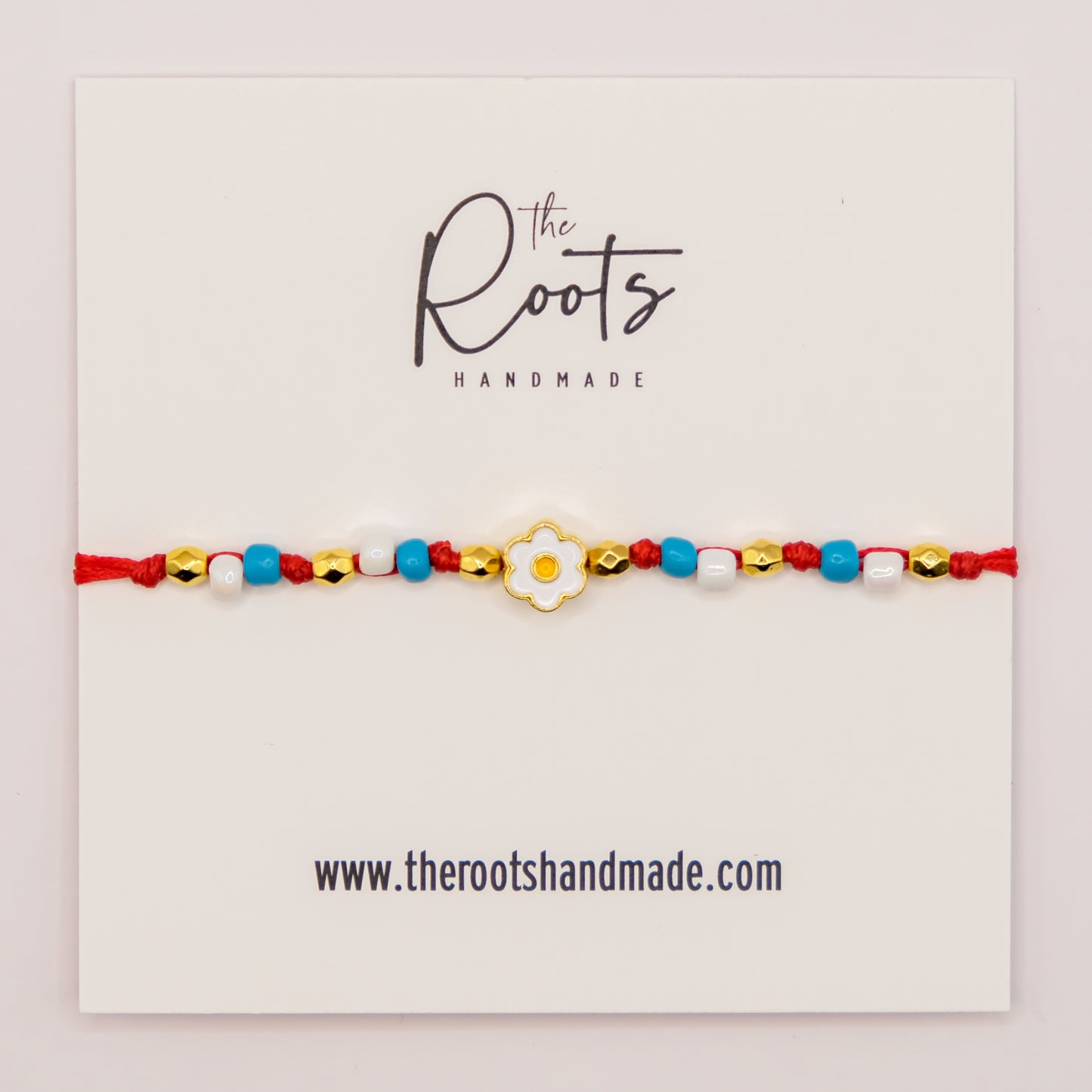 Boho flower March bracelet