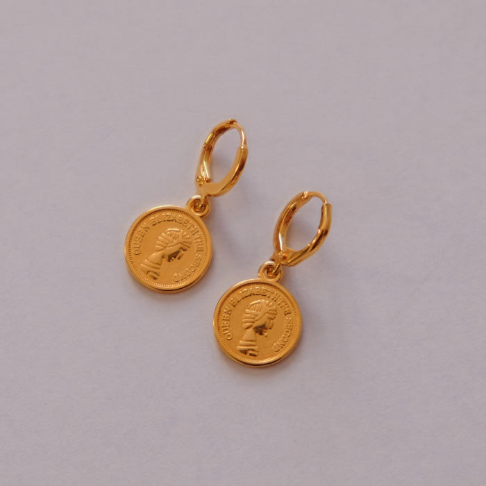 Coin earrings