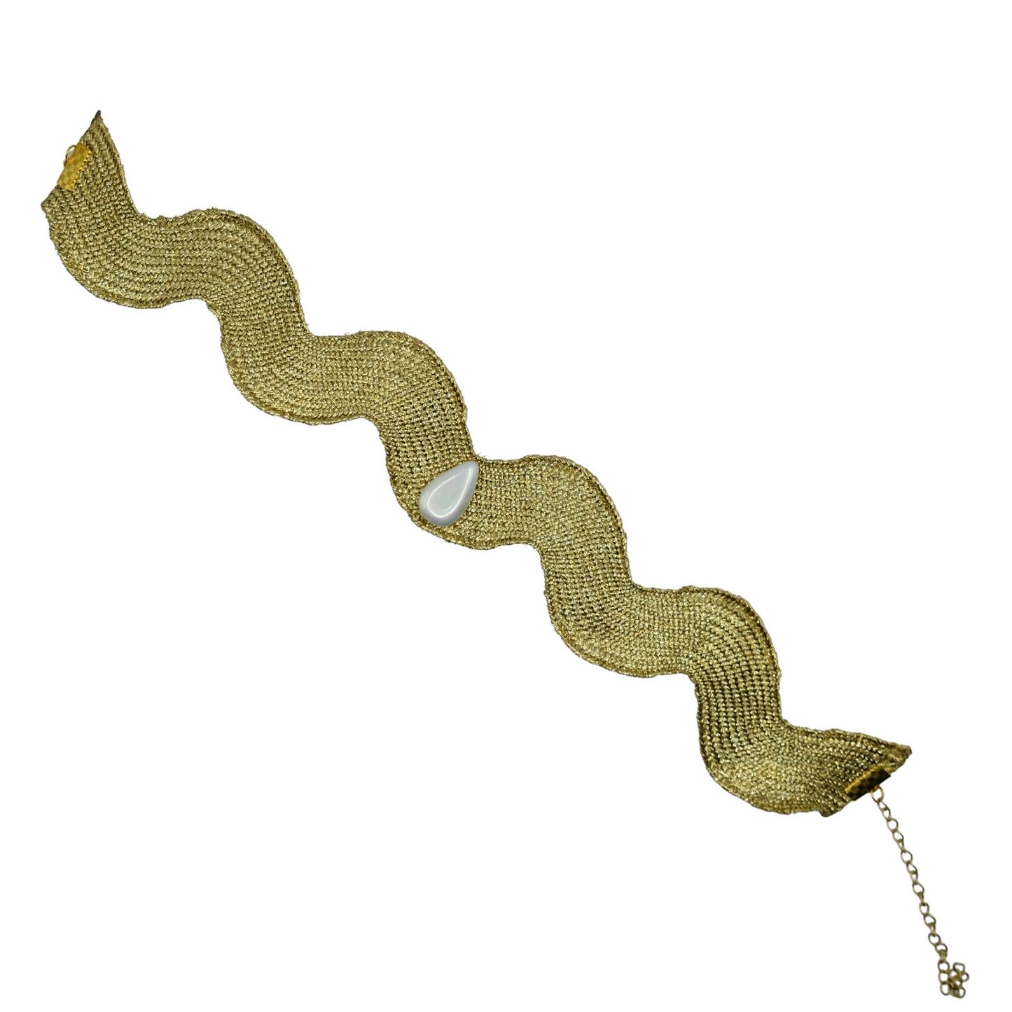 Zic zac choker (gold)