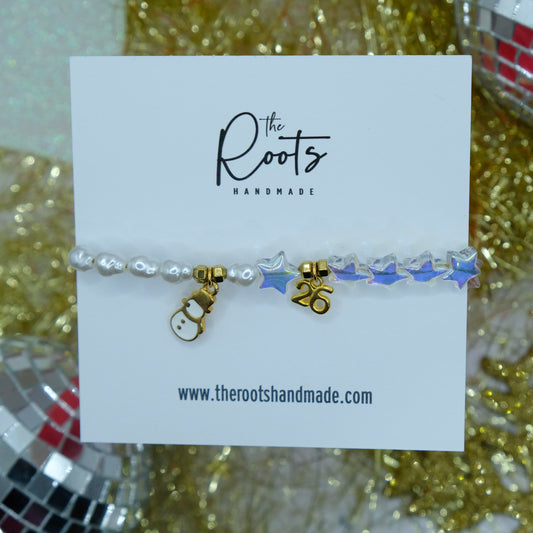 Snowman charm bracelet