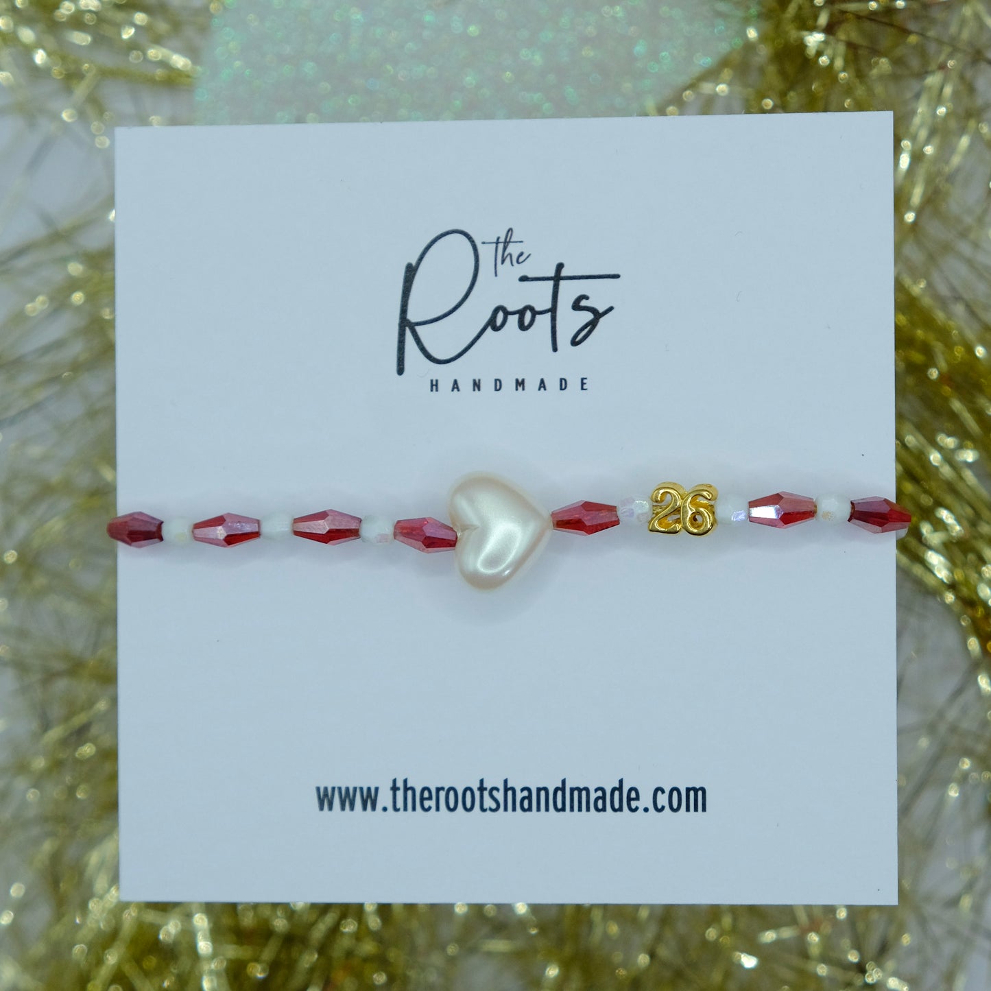 Heart of christmas charm bracelet