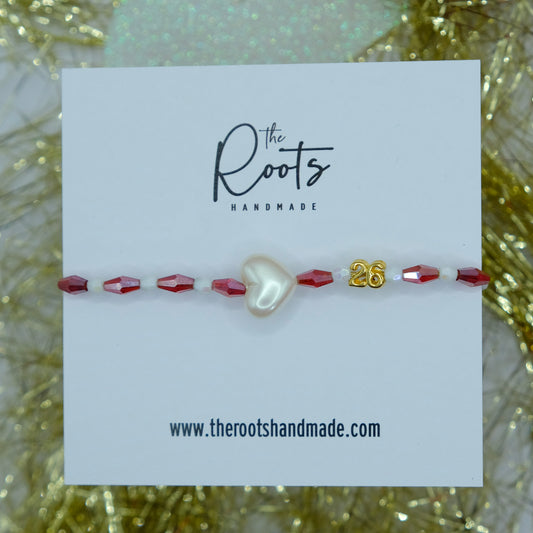 Heart of christmas charm bracelet