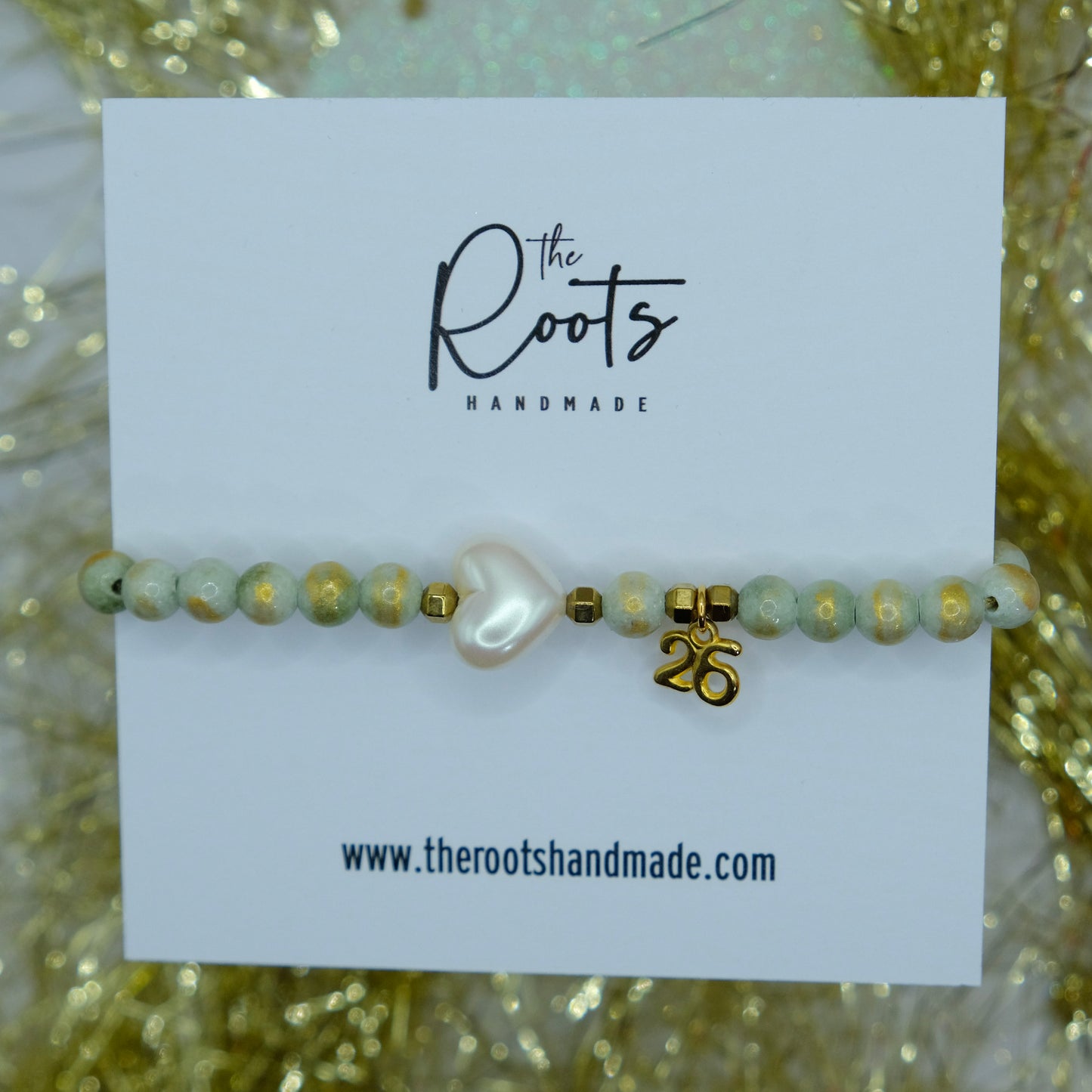 Heart of christmas charm bracelet