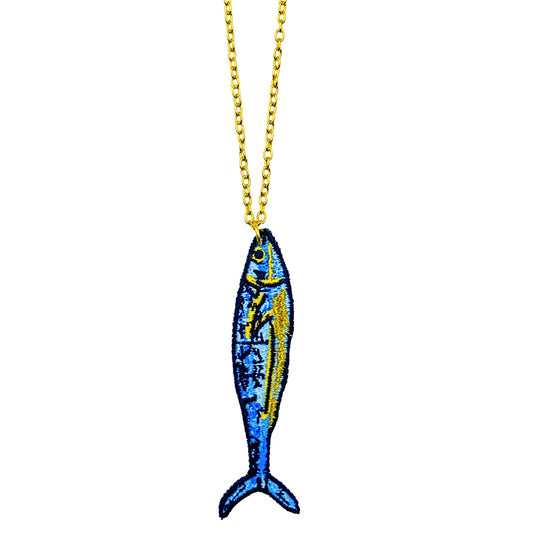Embroidery Fish Necklace