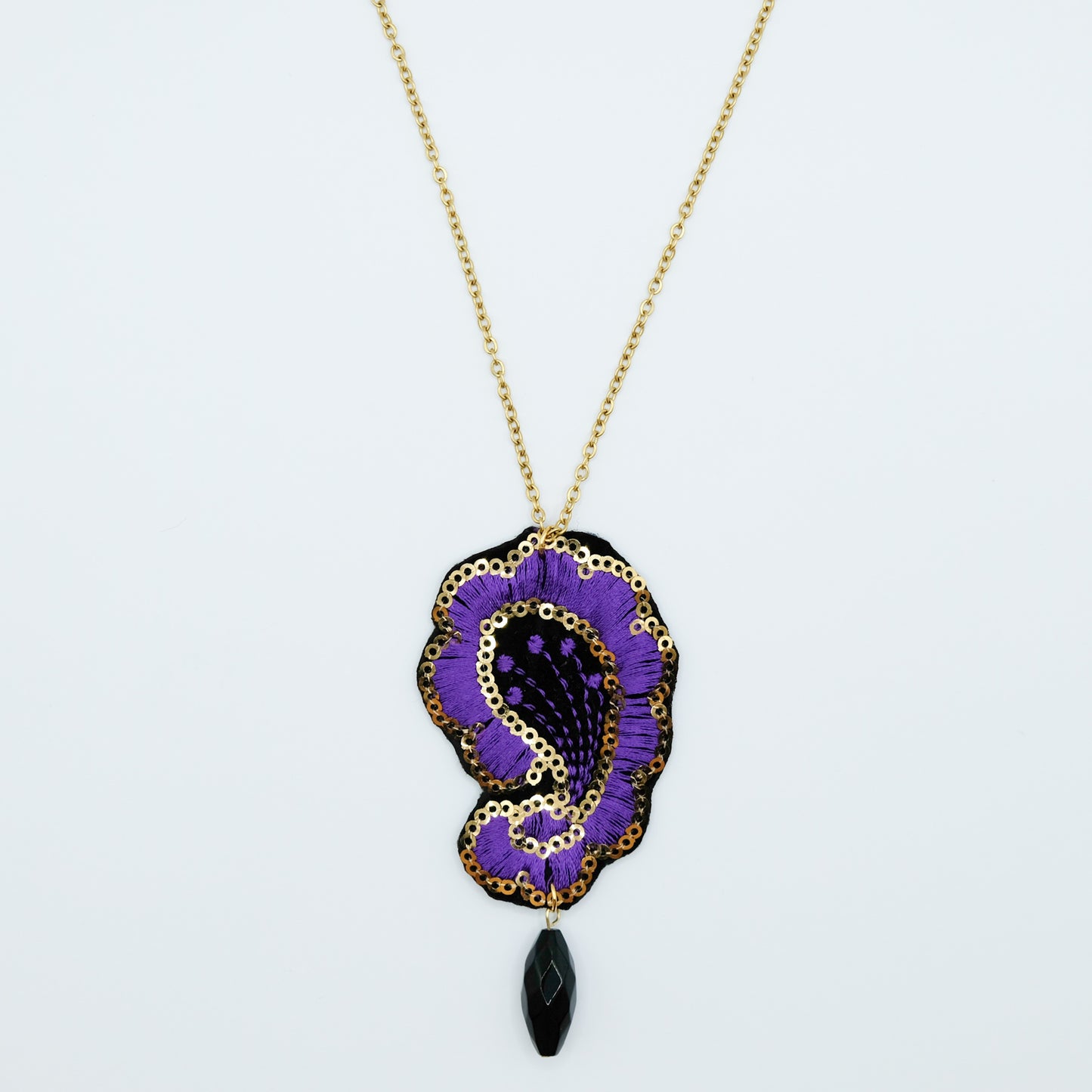 Purple rain necklace