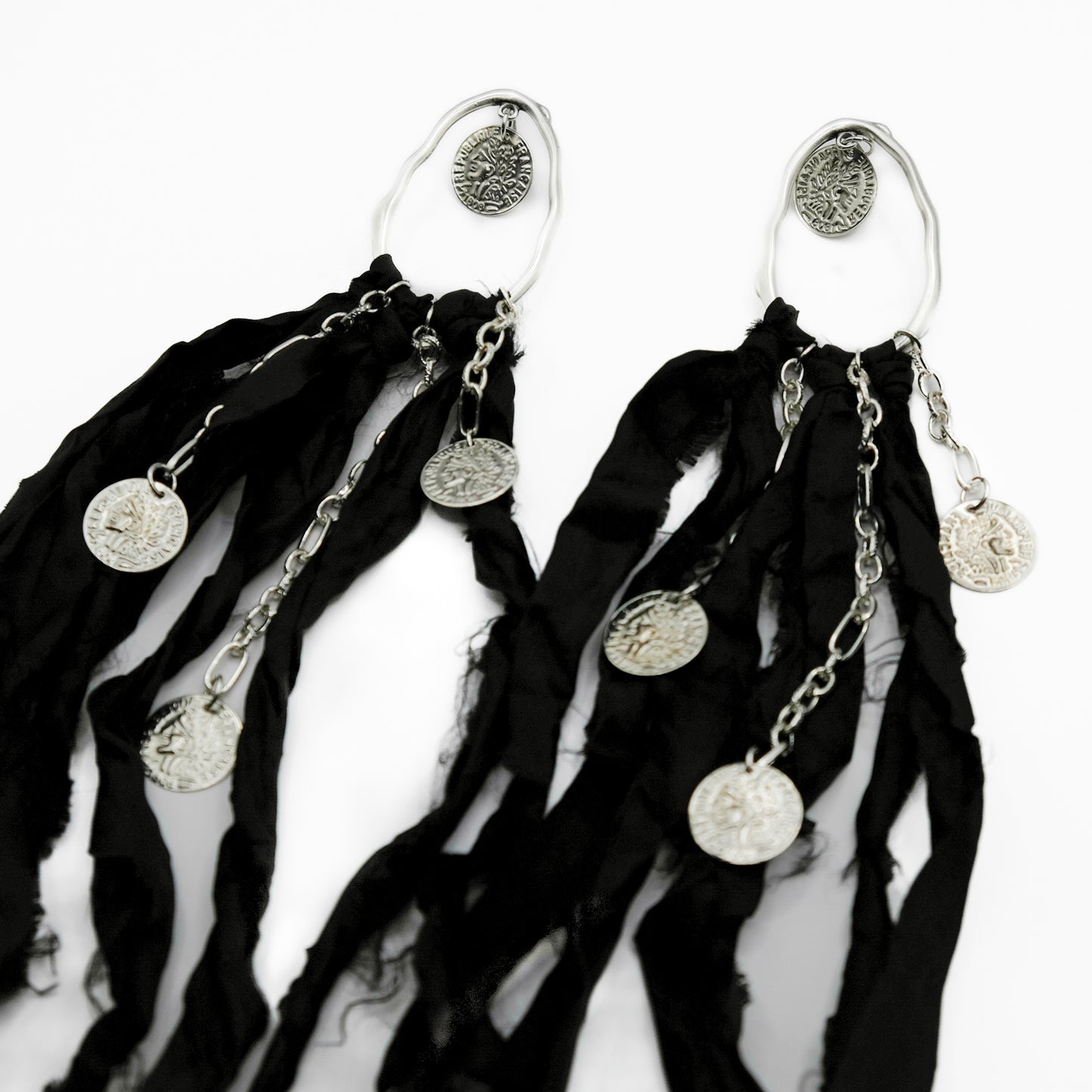 Felina earrings (silver)