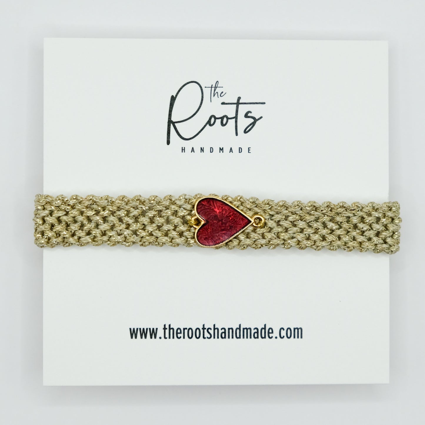 Adele bracelet (red heart)