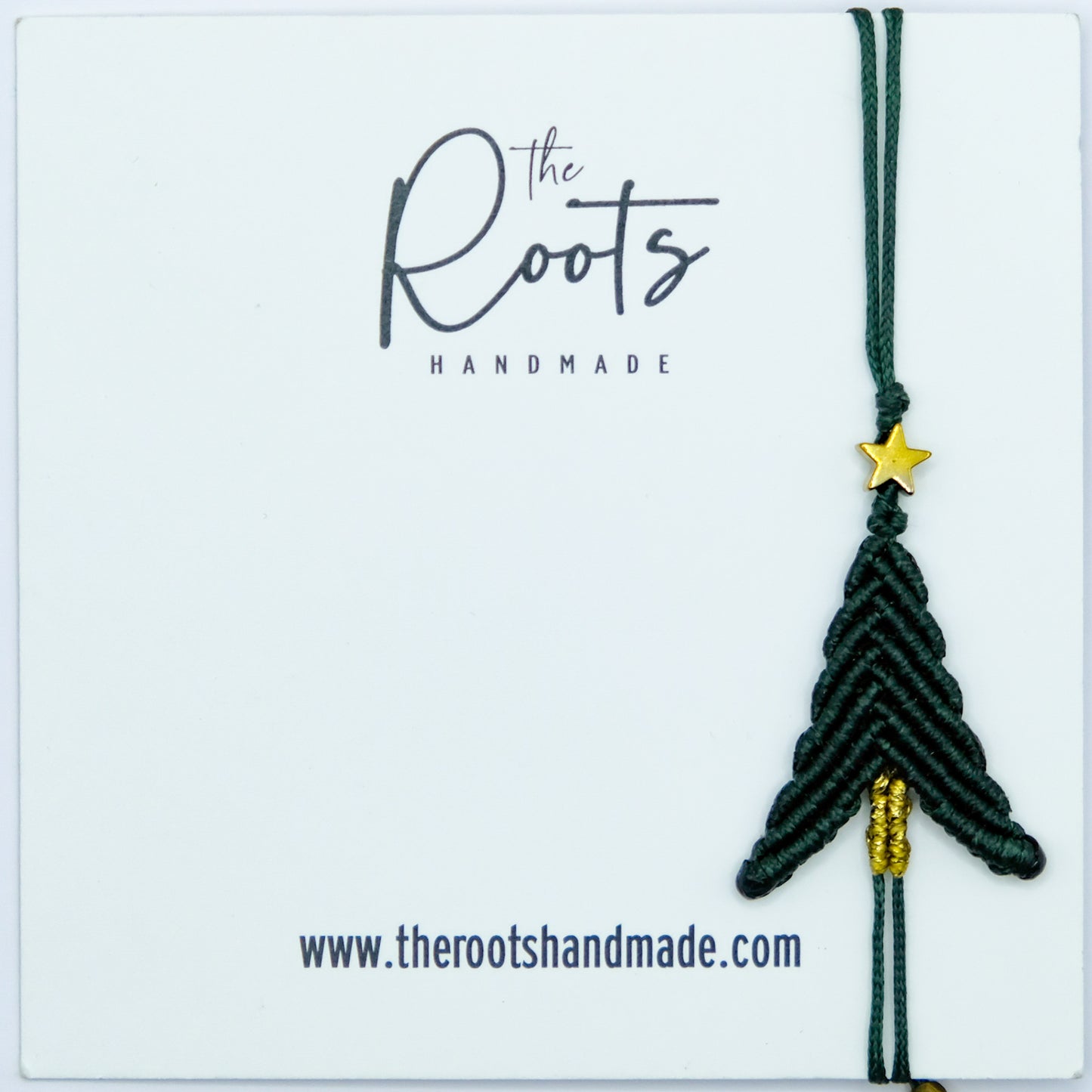 Green Christmas Tree Bracelet