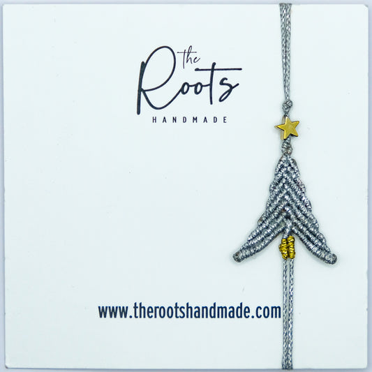 Silver Christmas Tree Bracelet
