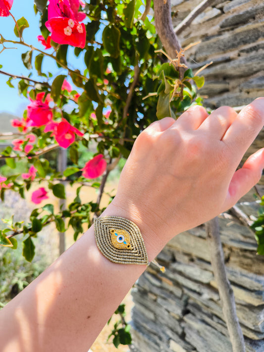 Evil eye bracelet