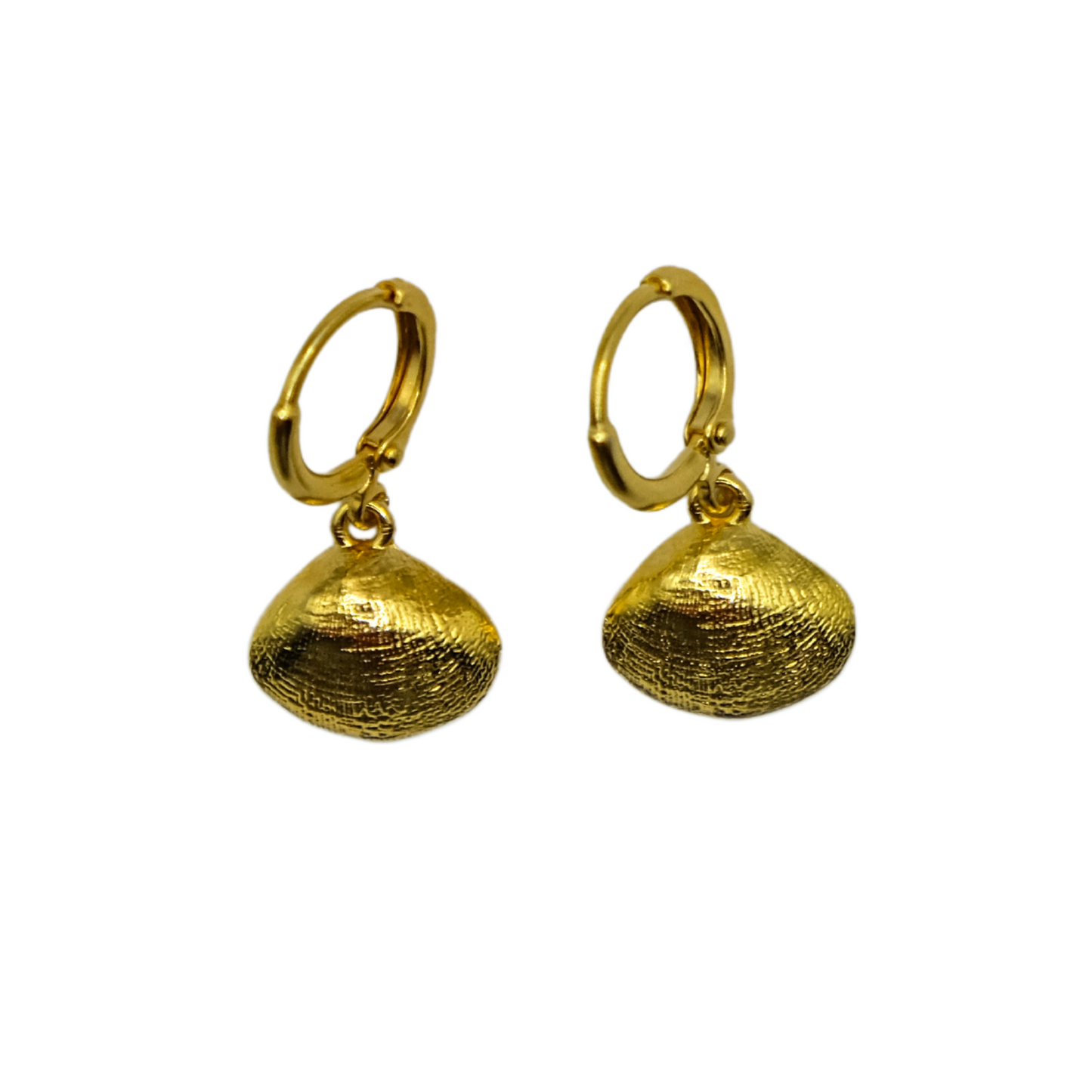 Clam earrings