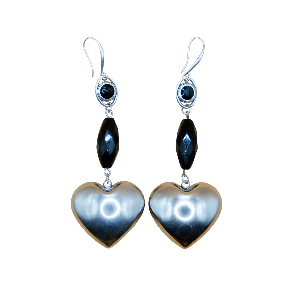 Chrome Love earrings