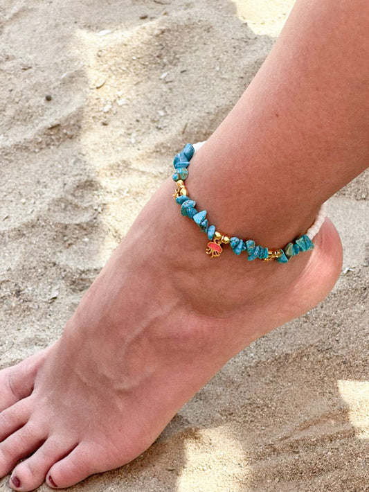 Pearl path anklet