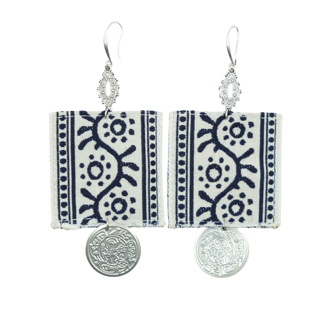 Silver Nomad earrings