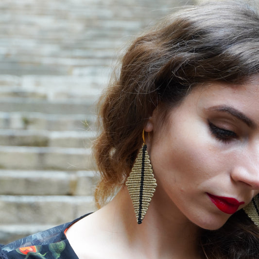 Rhombus earrings