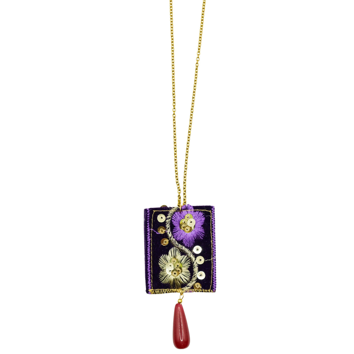 Desert violet necklace