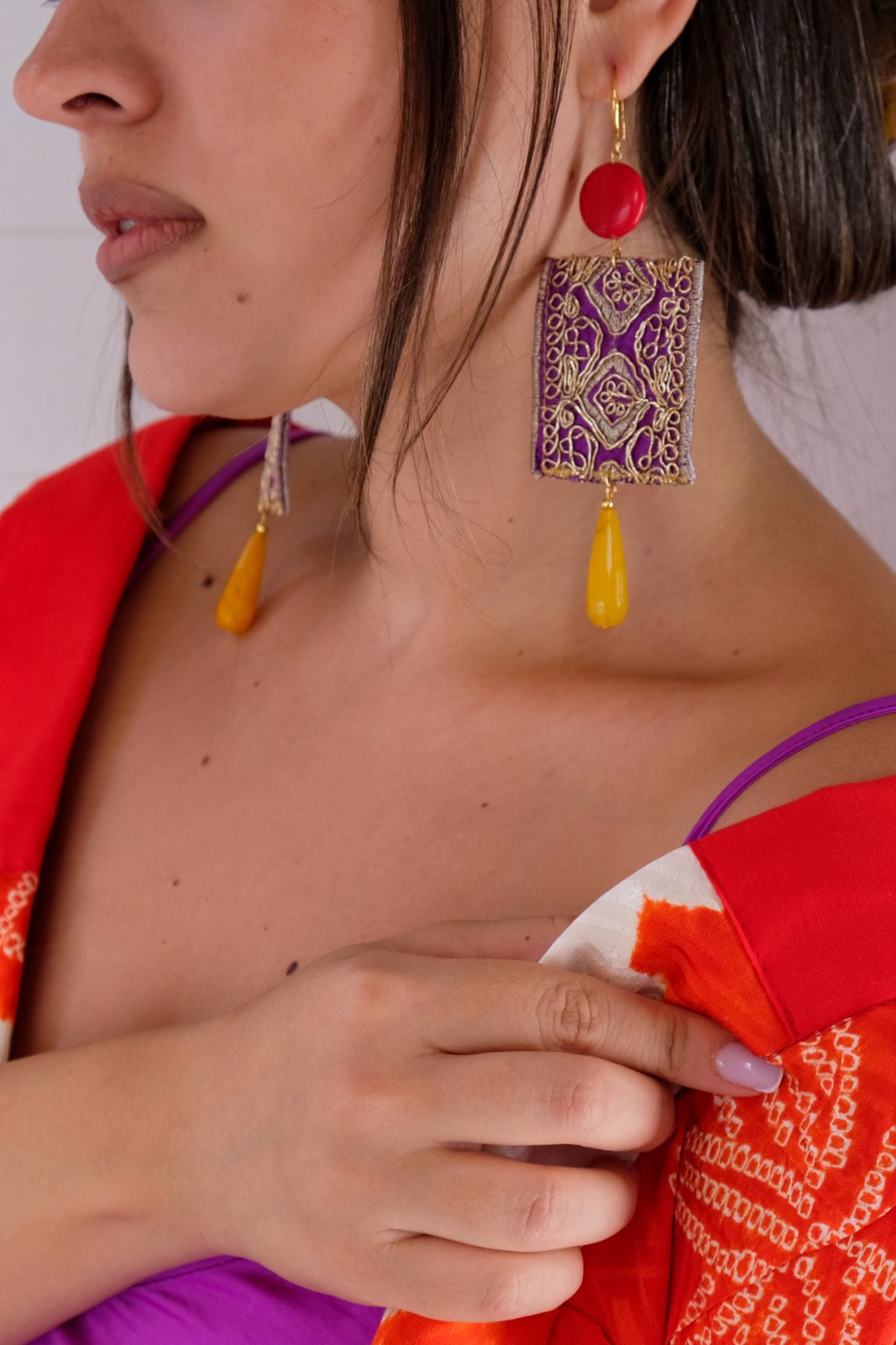 Violet Soul earrings
