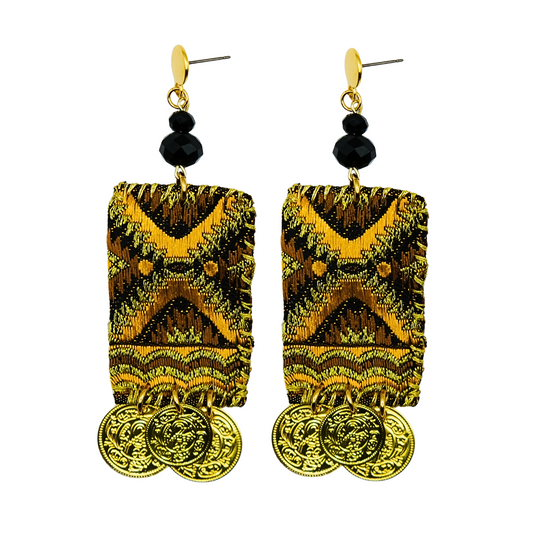 Desert gold earrings