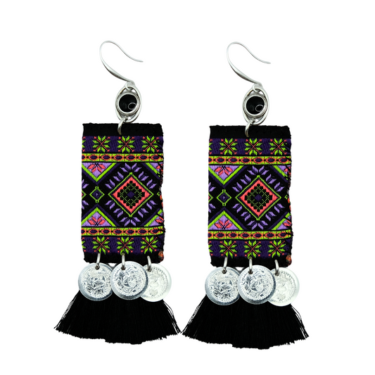 Nomad's coin earrings