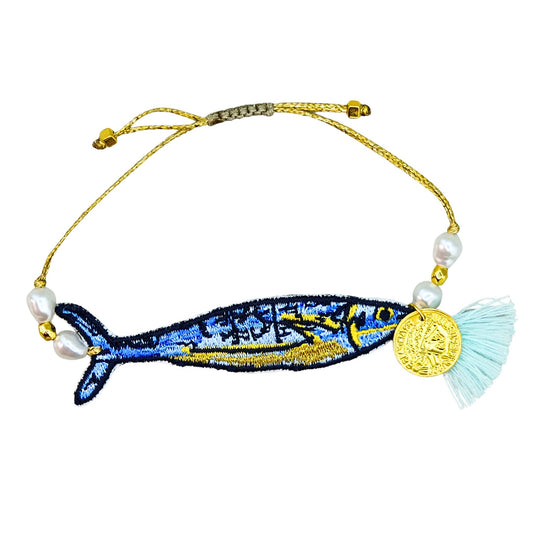 Azure fish bracelet