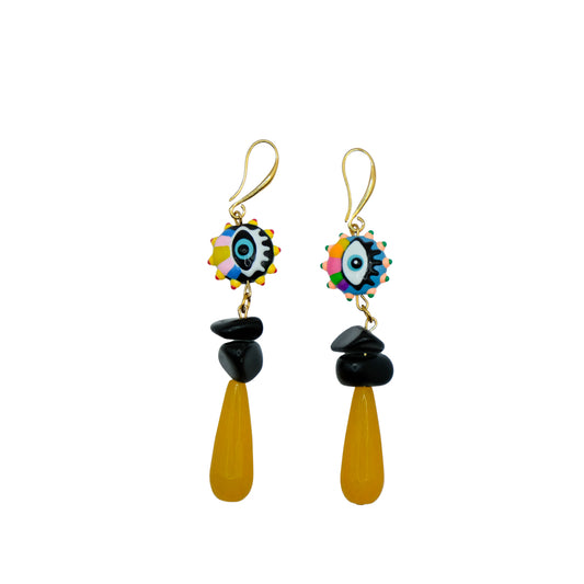 Magic eye earrings