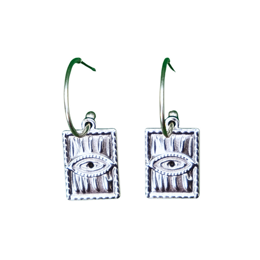 Guardian eye earrings